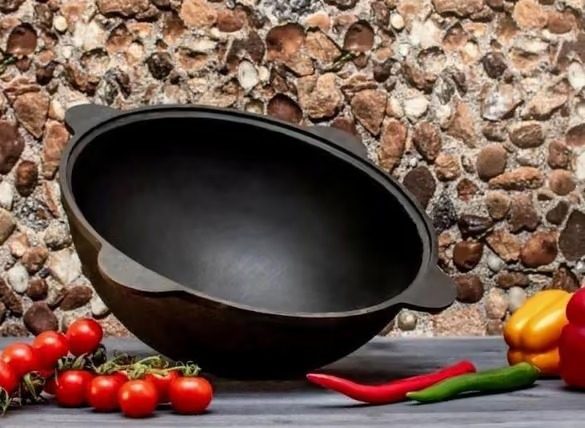 Купить казан чугунный с крышкой Узбекский казан купить в Минске